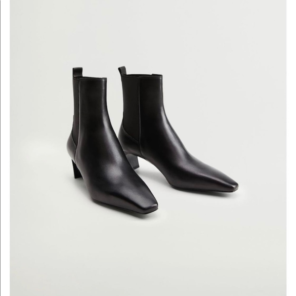 Leather Ankle boot from Mango